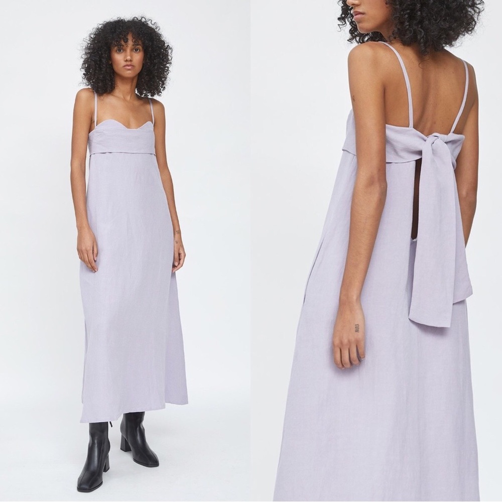 TOIT VOLANT VERONA DRESS IN VIOLET